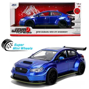 Jada 1:24 2016 Subaru WRX STI Widebody – Blue – JDM Tuners #37491