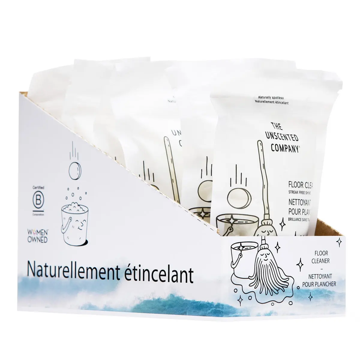 The Unscented Company Floor Cleaner Tabs, 132-count