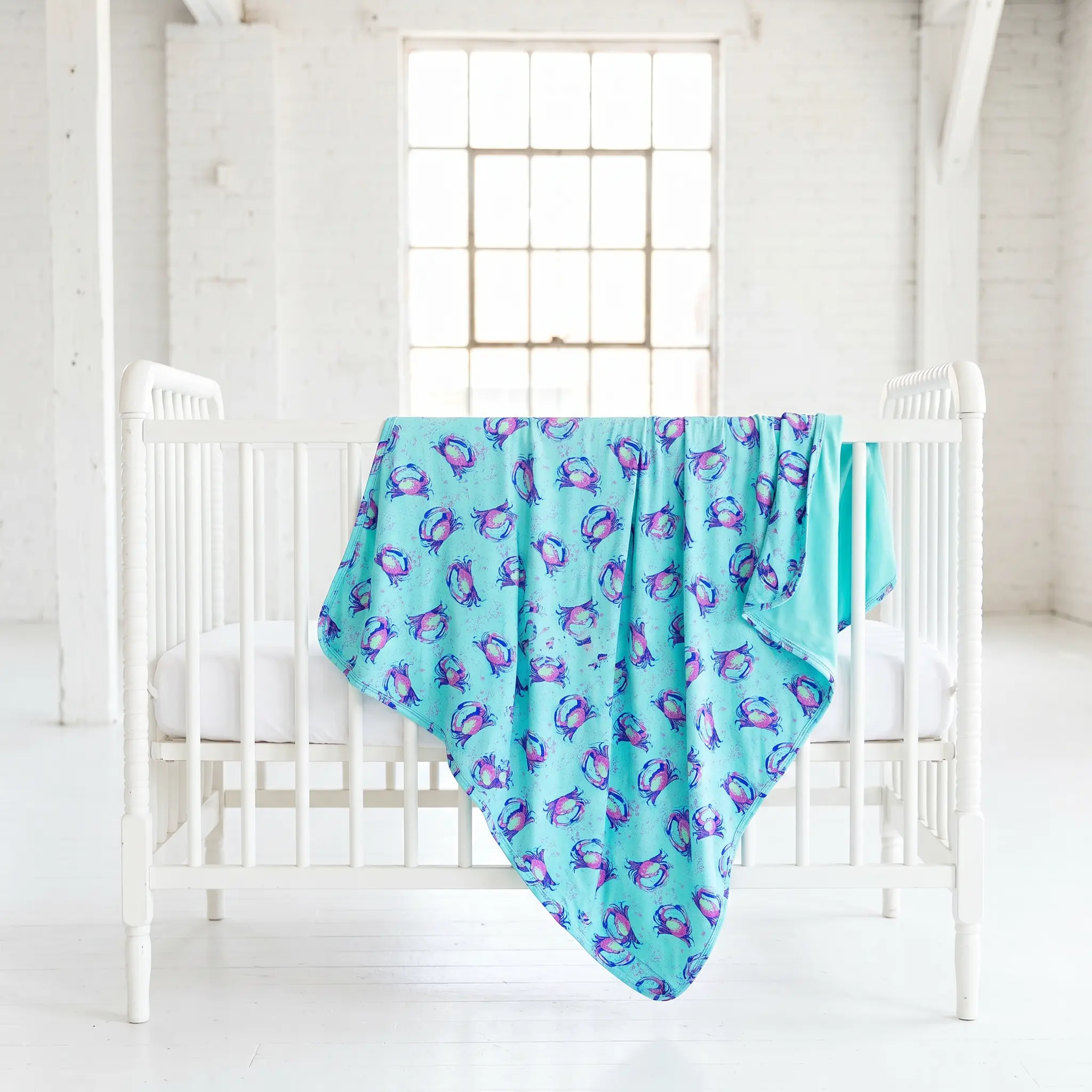Crab Happens Reversible Blanket