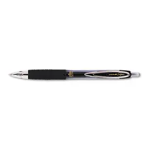 uni-ball 61255 Signo Gel 207 Roller Ball Retractable Gel Pen- Black Ink- Micro Fine- Dozen