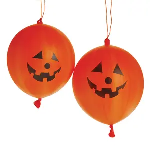 Jack O Lantern Rubber Punch Balls