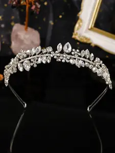 Elegant Vintage Rhinestone Headband, Thin Edge Hair Accessory for Parties and Daily Use, Shiny Sparkle Design, Perfect for Women
