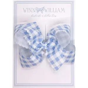 Gingham Via Bow