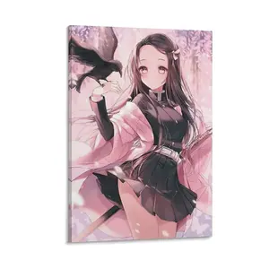Kimetsus Anime Posters，Canvas Paintings for Home Decor. Hanging for Living Room. Poster Canvas Wall Art For Bedroom Decor Bar Office Room Decor Gift