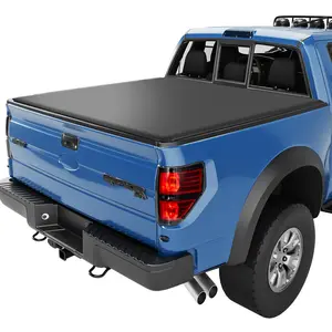 【GARVEE】Soft Vinyl Roll-Up Covers for Ford F150 (2004-2023) in 6.5ft & 5.5ft Sizes, Durable Flexible Material with Black Finish for Enhanced Truck Bed Protection and Style