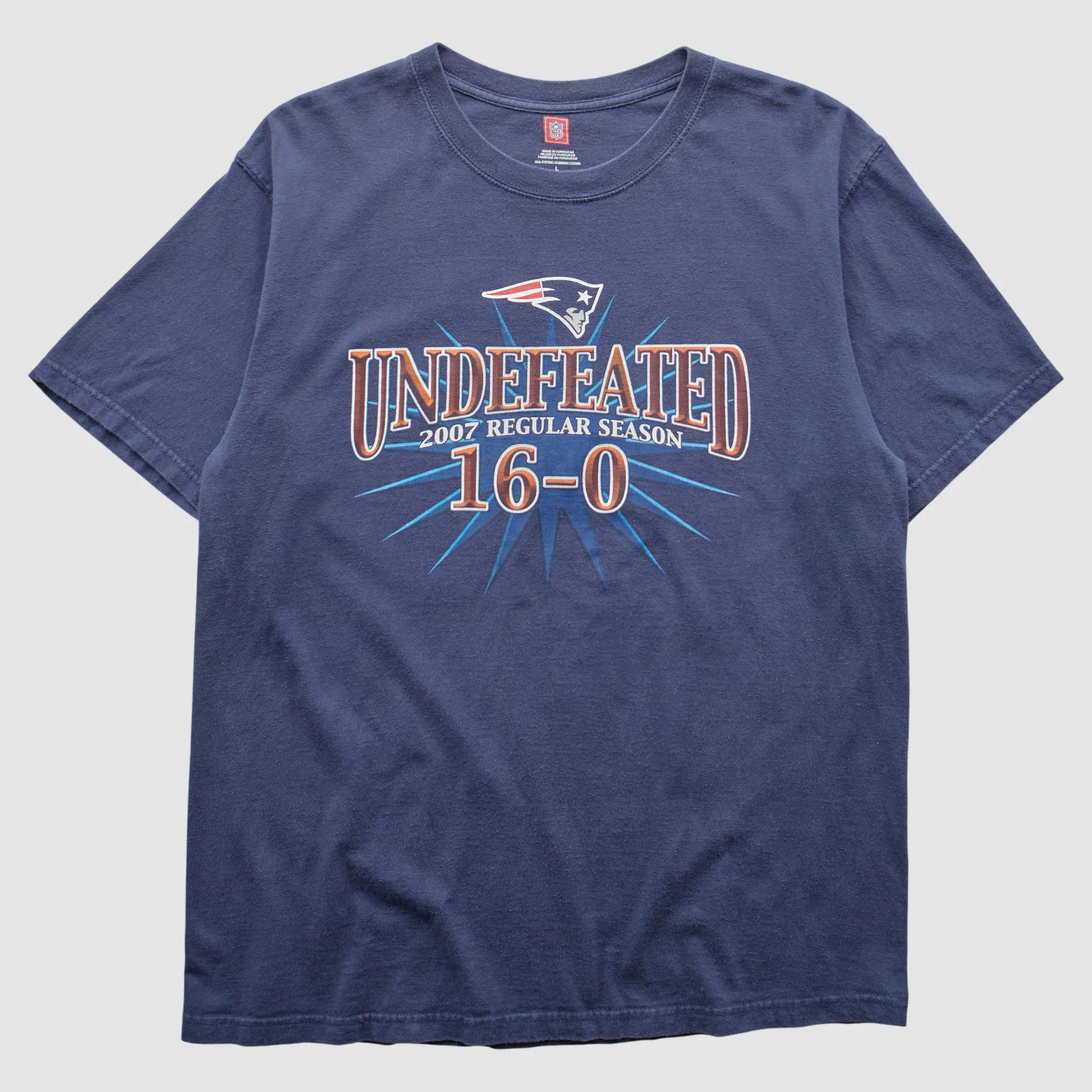 New England Patriots 2007 T-Shirt - Navy - M