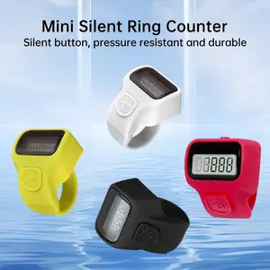 2024 New Ring Finger Counter LCD Electronic Digital Display Tally Counter Clicker for Stitch Marker Sewing Weave Buddha Pray