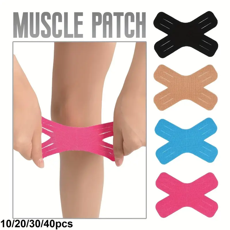 Kinesiology Tape for Knees, Waterproof & Elastic, Breathable, Provides Support & Stability for Running, Kinesiology Sports Tapes, 10/20/30/40pcs