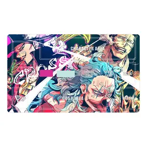 O-P One Piiece Buggy Mihawk Sir Crocodile TCG CCG Playmat Anime Desk Mat Mousepad Trading Card Game Mat