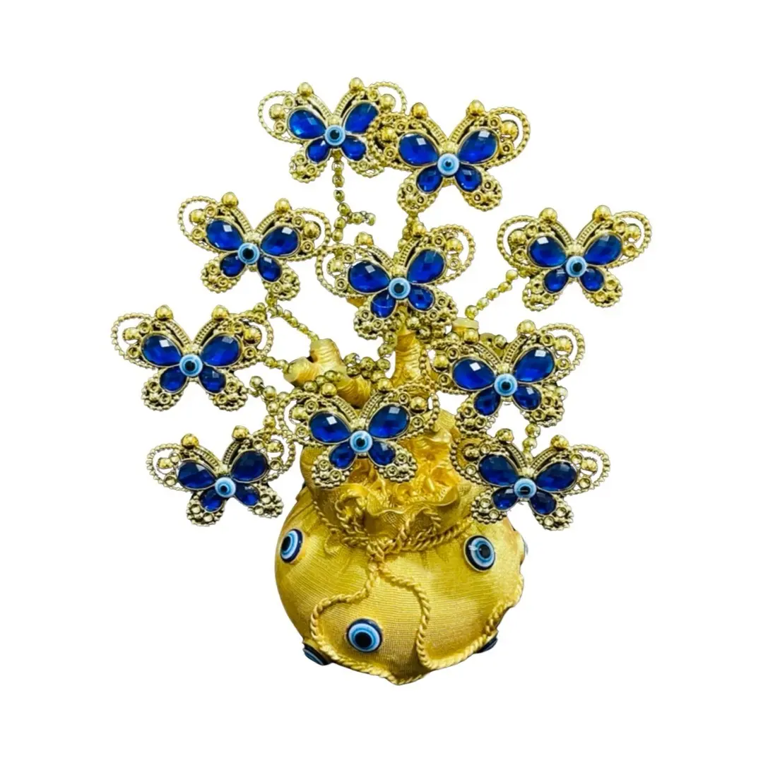 Turkish news lucky butterfly evil eye tree stand decoration Ornaments Room