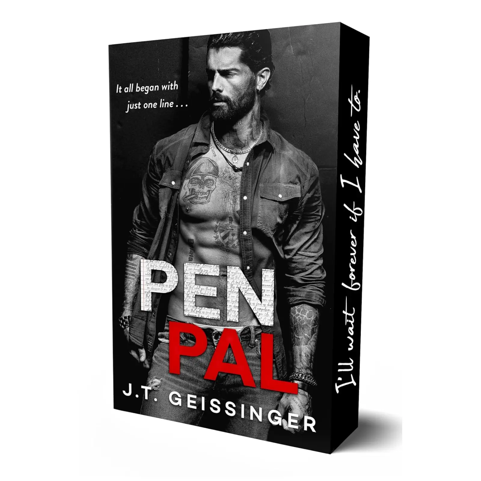 J.T. Geissinger Pen Pal Standard Edition Paperback Book with Intriguing Cover Design