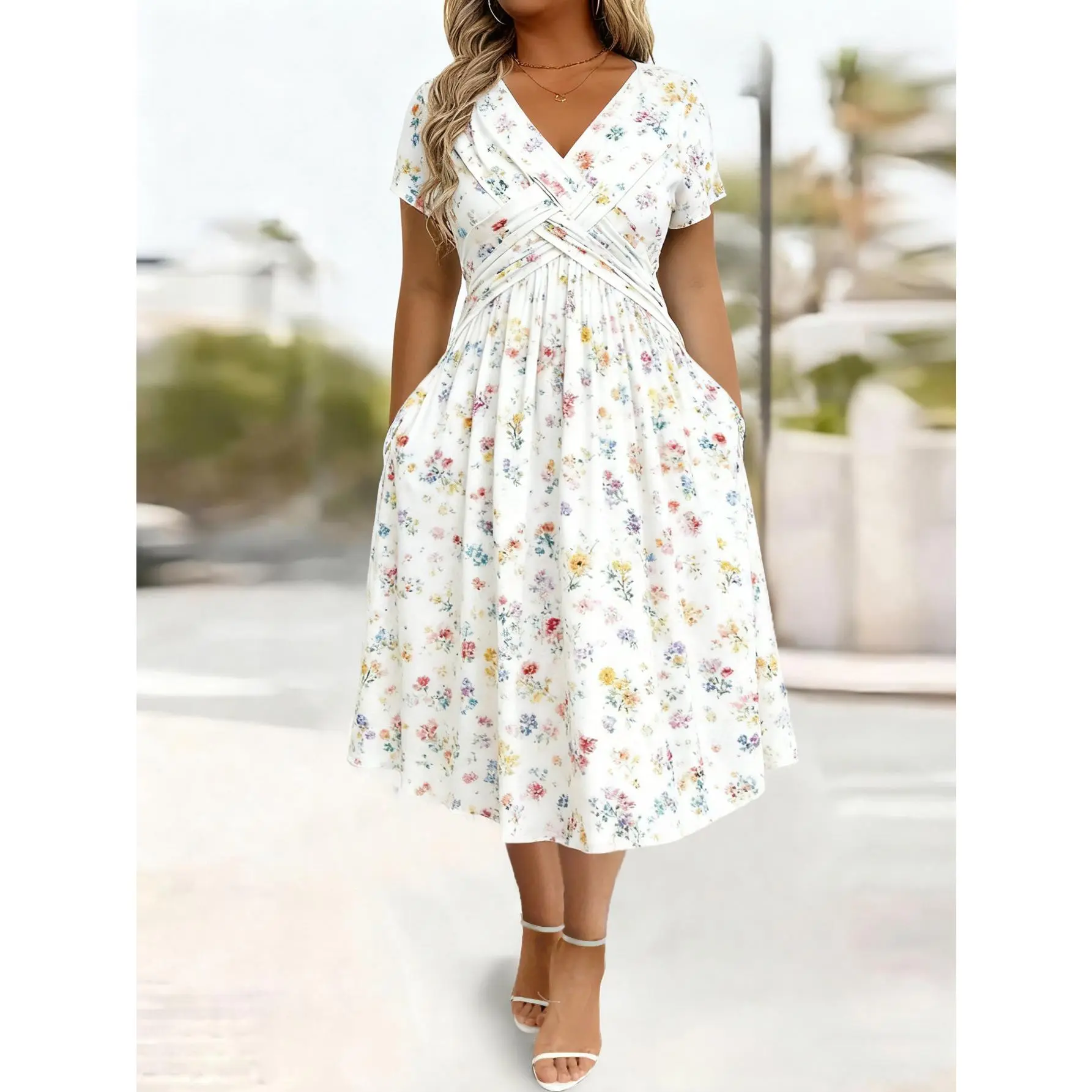 white printed pattern