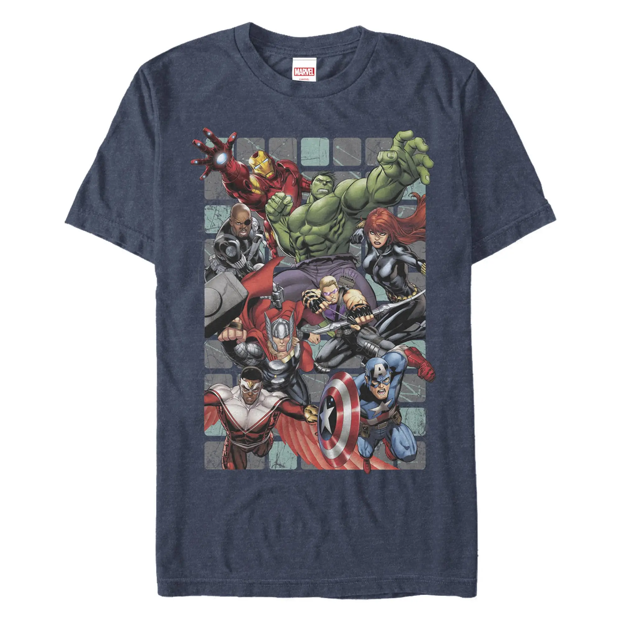 Men's Marvel Assemble Heroes T-Shirt