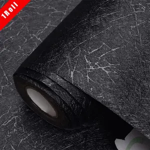 17.7" X 118" Silk Wallpaper Embossed Self Adhesive Peel and Stick Wallpaper Contact Paper Removable Waterproof Kitchen Vinyl Wrap Cabinet Furniture Textu Textured Wall Paper