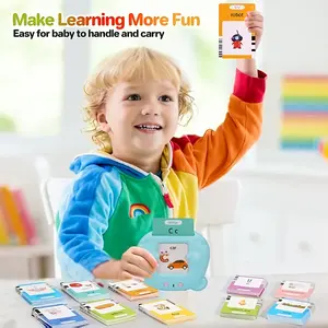 Talking Flash Cards Toddler Learning Toy | 224/510 Words | Montessori Speech Trainer