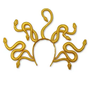 Gold Snake Medusa Headband (Each)