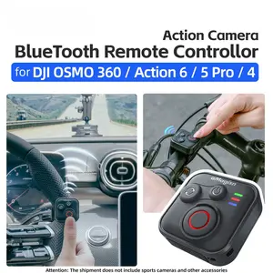 Bluetooth-compatible Remote Controller Dji Osmo 360 Action Camera, Compatible with Dji Osmo 360 Action 6 5 Pro/4, Sports Cam Accessories