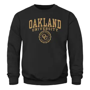 Oakland University Heritage Sweatshirt (Black)