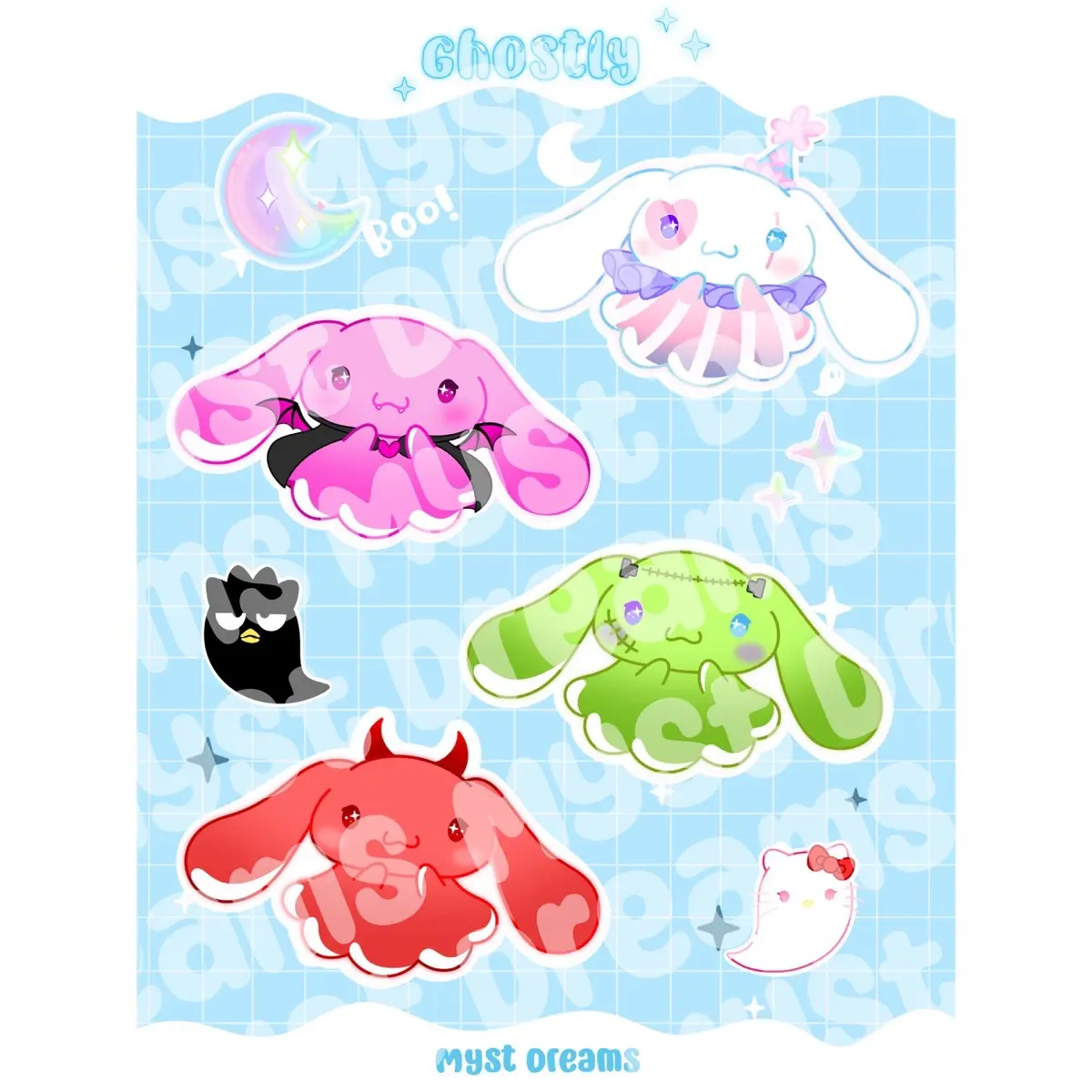 Sanrio Halloween Sticker Pack