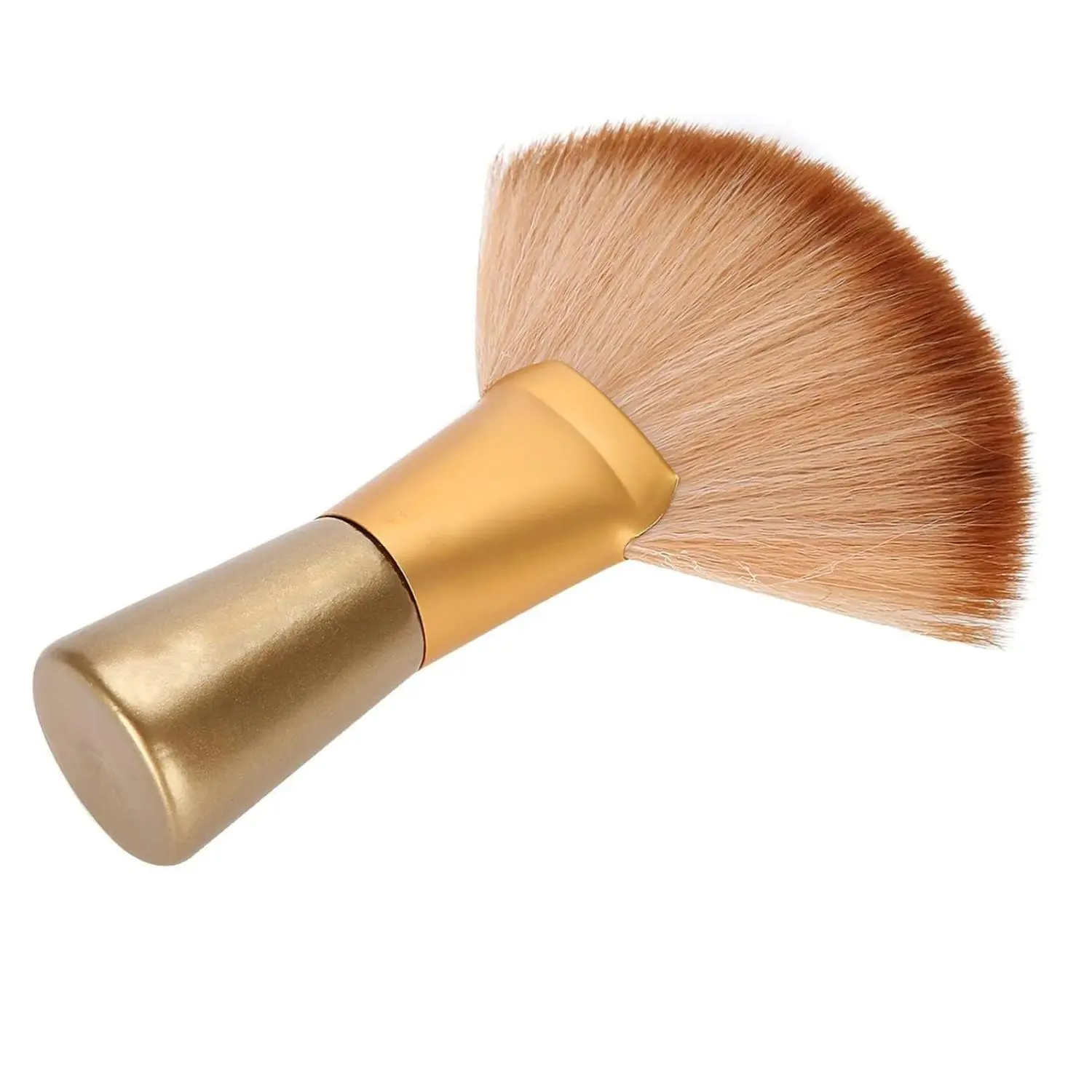 Professional Large Fan Makeup Brush Soft Synthetic Face Powder Brush for Loose Powder, Blush, Bronzer, Highlighter & Finishing Makeup