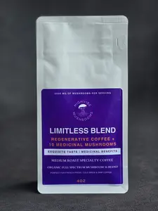 LIMITLESS Blend Regenerative Coffee + 10 Medicinal Mushrooms