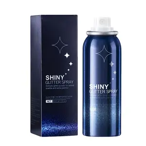 Body Glitter Spray, Perfect Glitter Spray for Body and Hair&Clothes Music Festival Stage Makeup and Festival Rave
