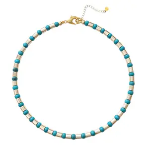 Golden Collar - Turquoise