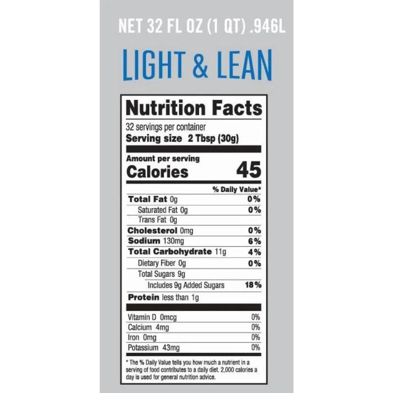 Dorothy Lynch Light & Lean Salad Dressing 32 oz Pack of 4 Gluten Free