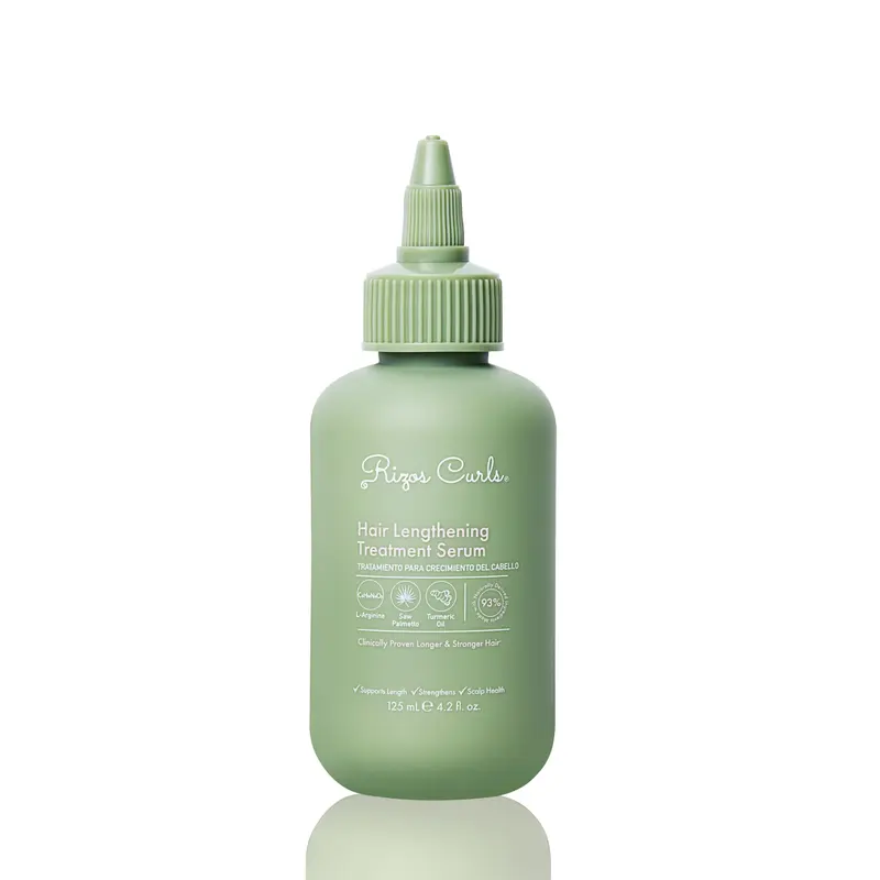Rizos Curls Hair Lengthening Treatment Serum - Clinically Proven Formula for Stronger & Fuller Hair, 4.2 fl oz - Haircare