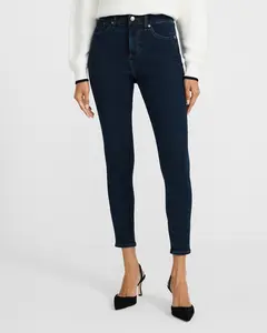 Express High Waisted Dark Wash Skinny Jeans