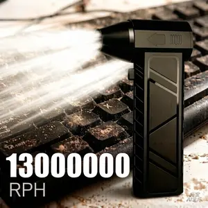 Portable High Power Turbo Blower 130000RPM Smart Display Air Duster for Home Car Outdoor Cleaning