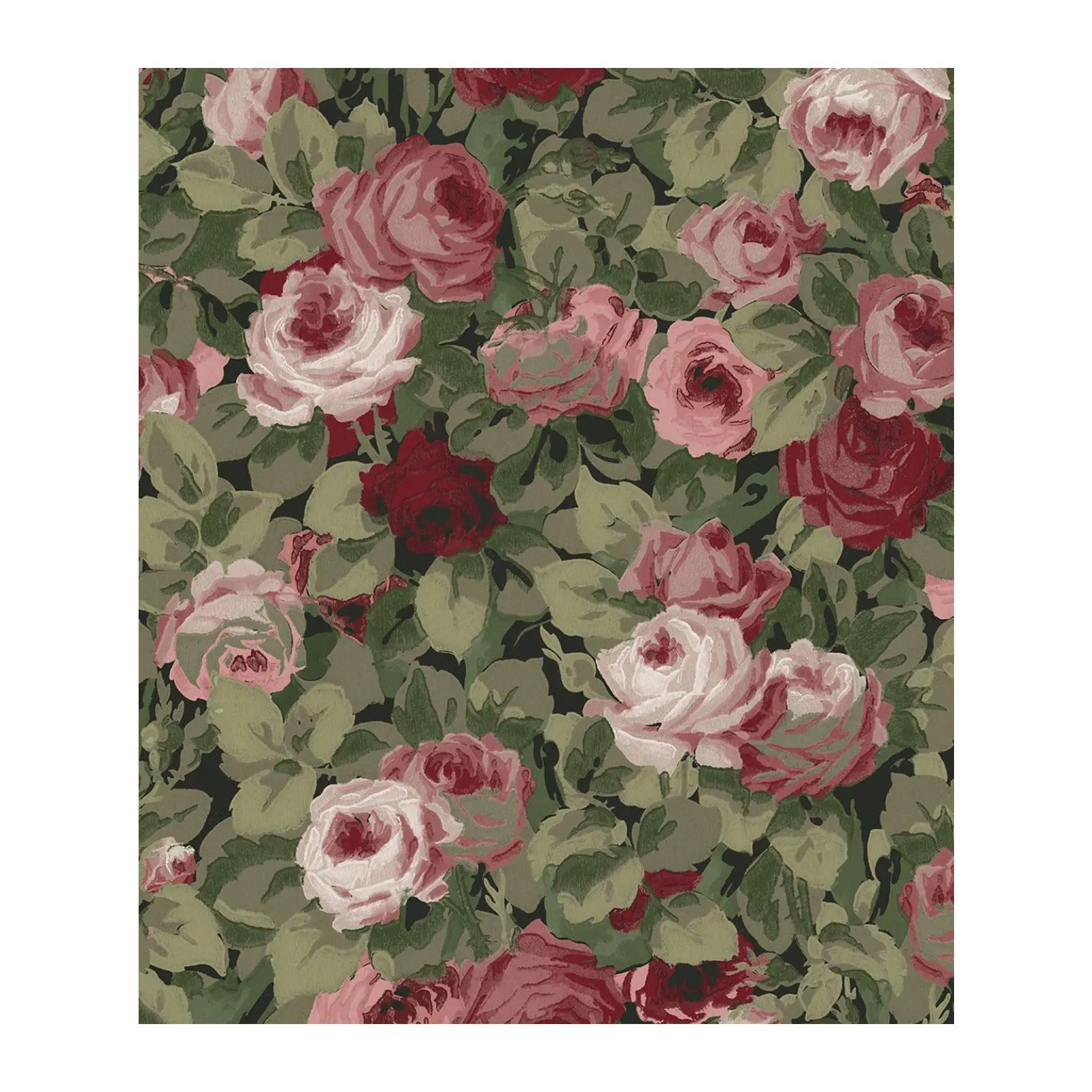 NextWall Rose Garden Peel and Stick Wallpaper NextWall Rose Garden Peel and Stick Wallpaper
