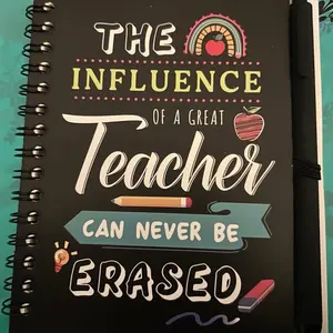 Teacher notepads with pen