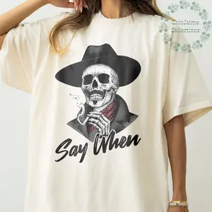 I'm Your Huckleberry Say When Shirt, Val Kilmer Doc Holliday Shirt, Vintage RIP Val Kilmer Unisex Tee, Cowboy Tee