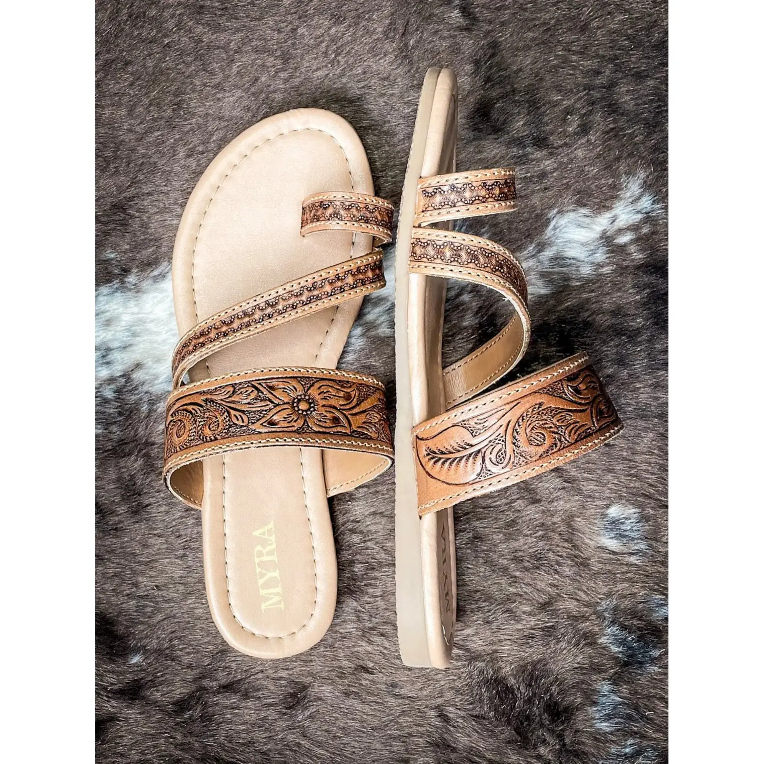 Myra Bag - Point Ridge Hand Tooled Sandals