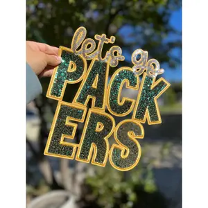 LET’S GO PACKERS - CHENILLE PATCH