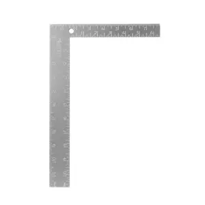 8"x12" Aluminum Framing Square - 1/8" Graduation for Carpentry & Construction