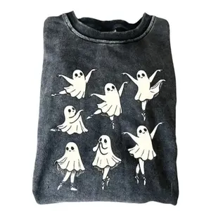 Kute Ballet Ghost Sweatshirt, Ghost Sweatshirt, Graphic Sweatshirt, Y2K 90s Graphic Sweatshirt, gift for her, him, Womenswear Top, Halloween Sweatshirt
