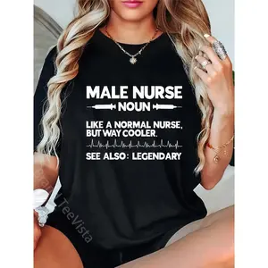 Male Nurse Definition Male Nursing Murse Man Nurse Men T-Shirt