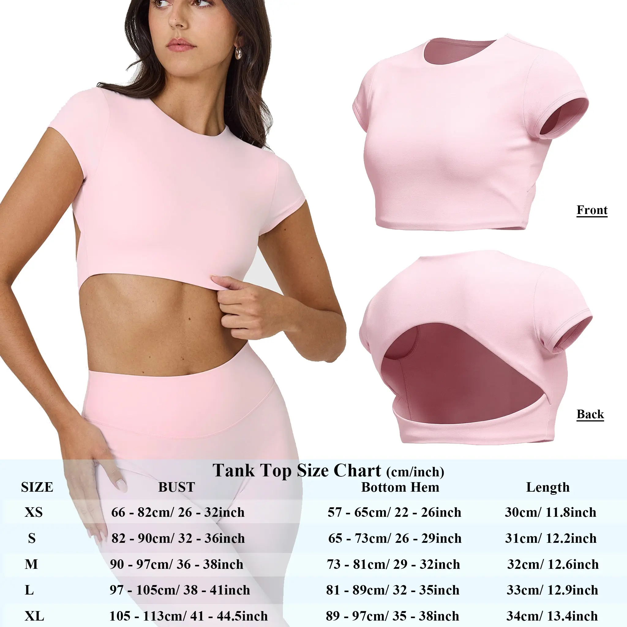 Pink Cap Sleeve Crop Top