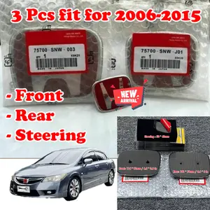 3X Jdm TypeR Suitable for 2006-2015 EX SI Red H Emblems – Front & Rear Steering Wheel Badge Logo Replacement for 2006-2015 EX SI