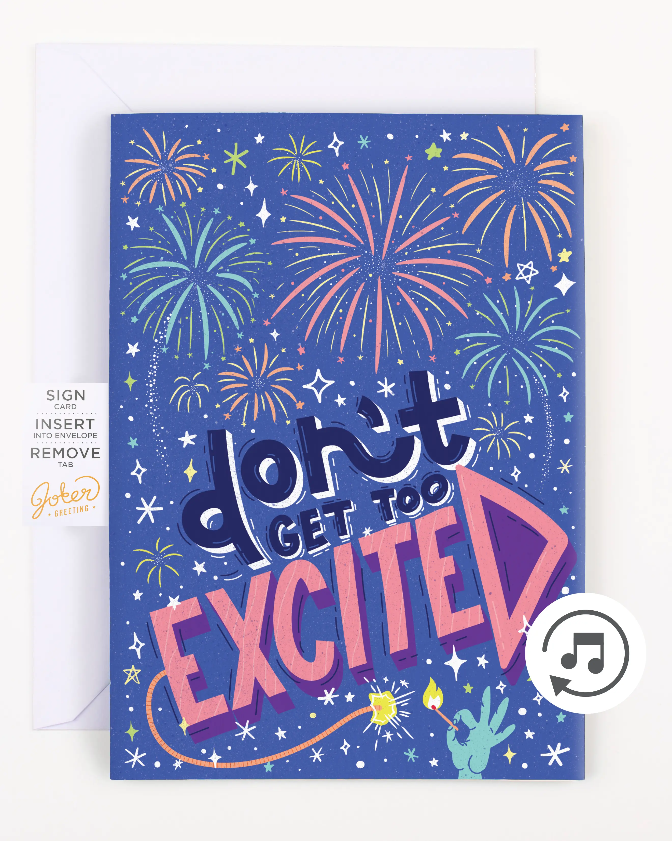 Endless NSFW Moaning Congrats Card with Glitter Endless NSFW Moaning Congrats Card with Glitter