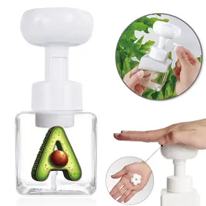 Flower Shaped Foaming Liquid Bottle, Portable Bathroom Body Wash & Shampoo Dispenser, Pressurized Soap Dispenser, Outdoor Refillable
