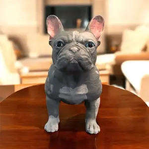 3D printed French Bulldog statue!!