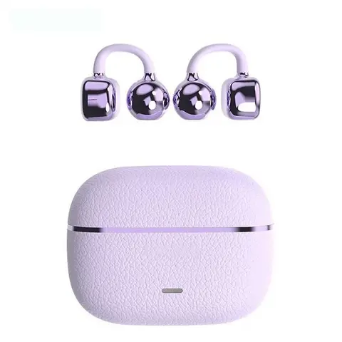C03 Clip-On Smart Wireless Headphones - Ear Hook On-Ear Headset, Bluetooth 6.0 with DT6.0 Pulse Directional Tech, 360° Immersive ACS Sound, Wireless Charging, IPX5 Waterproof, for Music & Calling (Android/iOS Compatible)