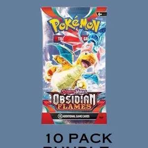 Pokemon Obsidian Flames 10 Pack Bundle