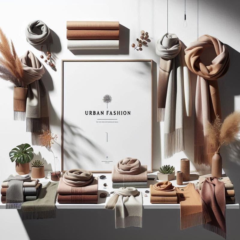 Classic Solid Wedding Pashmina Scarf Unisex Style Red Color