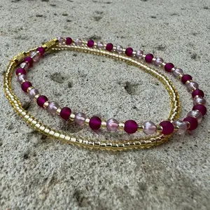 Beaded Anklet Sets (2 pieces)