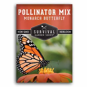 Pollinator Flower Seed Mixture for Attracting Monarchs, Butterflies, & More