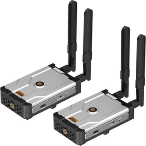 HDMI Transmitter and Receiver, 1640Ft/50M, Extender with HDMI Loop Out, 2.4/5G 1080P  for DSLR, Laptop Streaming to TV/Projector,Indoor/Outdoor Use